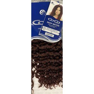 CoCo Hair Extensions-100% Human Hair 10", Tangle Free Deep Water W10, #33